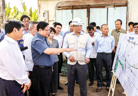Thủ tướng Phạm Minh Chính khảo sát các dự án hạ tầng quan trọng tại Bạc Liêu