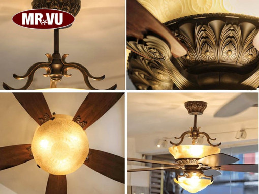 Quạt trần phòng khách Mr Vũ - Sản phẩm giúp phòng khách trở nên ấn tượng