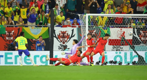 Tuyển Brazil dễ dàng đánh bại Hàn Quốc