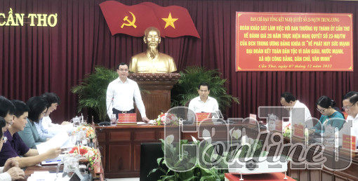 Tiếp tục phát huy khối đại đoàn kết toàn dân tộc, thúc đẩy kinh tế - xã hội thành phố phát triển toàn diện