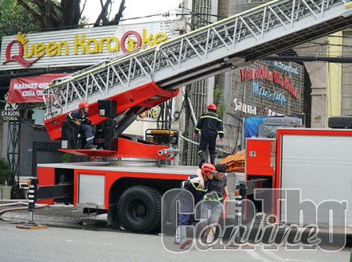 Thực tập phương án chữa cháy và cứu nạn, cứu hộ tại Karaoke Queen