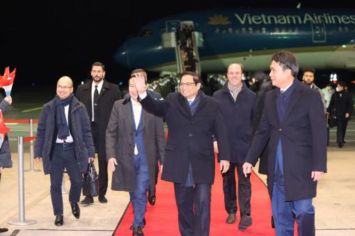 Thủ tướng Phạm Minh Chính bắt đầu thăm chính thức Luxembourg