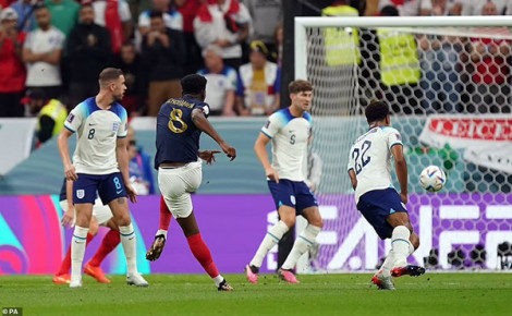 Thua Pháp 1-2, "Sư tử" Anh rời World Cup 2022