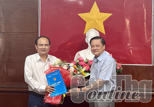 Bổ nhiệm ông Trần Minh Kiệt giữ chức vụ Phó Giám đốc Sở Công Thương TP Cần Thơ
