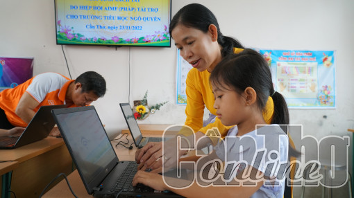 Đẩy mạnh ứng dụng công nghệ thông tin trong giáo dục tiểu học
