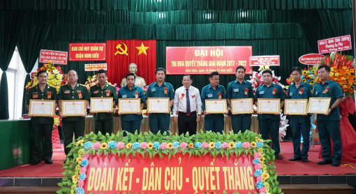 Đại hội Thi đua Quyết thắng lực lượng vũ trang quận Ninh Kiều giai đoạn 2017-2022