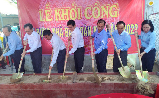 Khởi công xây dựng 10 căn nhà Đại đoàn kết