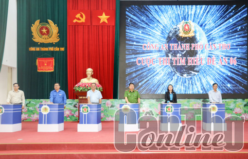Công an TP Cần Thơ phát động cuộc thi trực tuyến tìm hiểu Đề án 06