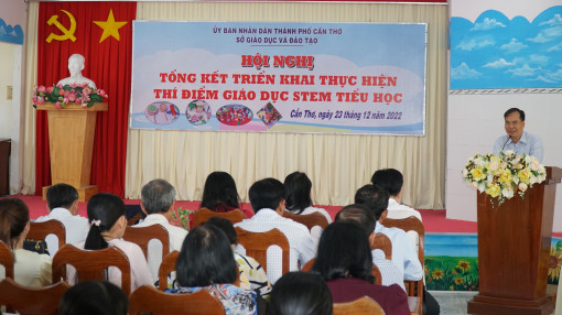 Tổng kết việc triển khai thí điểm giáo dục STEM cấp tiểu học