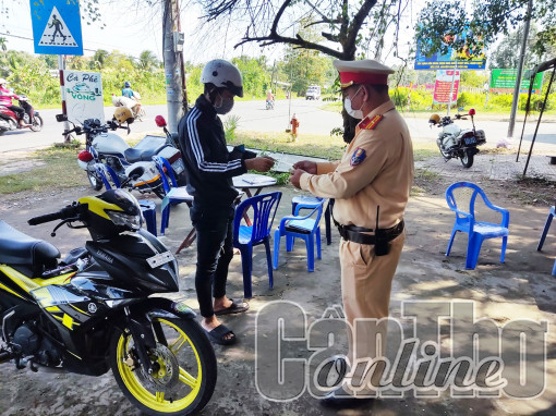 Đảm bảo an toàn giao thông dịp Tết