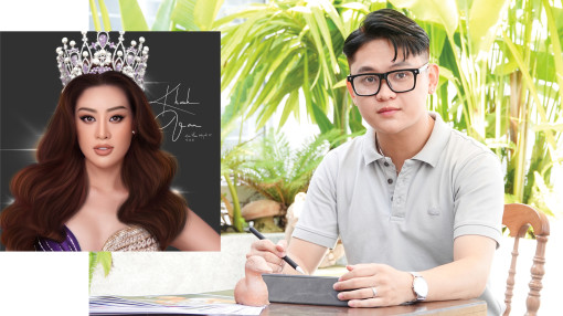 Nam sinh Cần Thơ với những bức tranh như thật