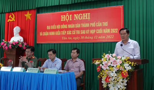 Cử tri kiến nghị nhiều vấn đề quan trọng