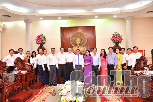 EVNSPC thăm và chúc Tết UBND TP Cần Thơ