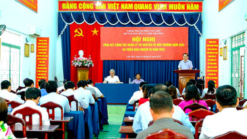 Chủ động tham mưu, đề xuất các giải pháp quản lý nhà nước về lĩnh vực tài nguyên và môi trường