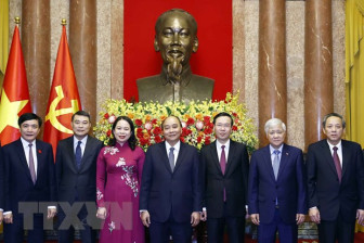 Lễ bàn giao công tác của nguyên Chủ tịch nước Nguyễn Xuân Phúc