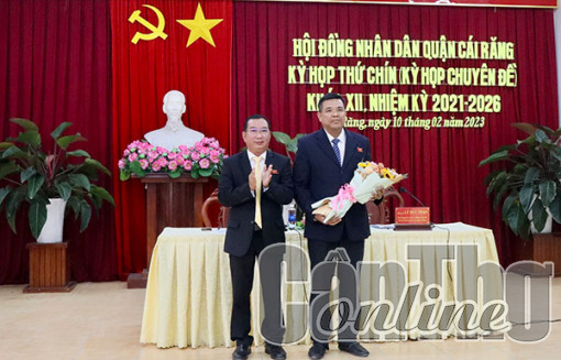 Ông Nguyễn Thái Bảo được bầu làm Phó Chủ tịch UBND quận Cái Răng