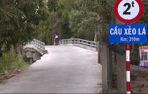 Ðường được bê tông thông thoáng