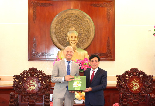 Lãnh đạo thành phố tiếp Đại sứ Hà Lan tại Việt Nam