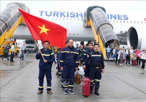 Public Security Ministry’s search-and-rescue team returns from Turkey