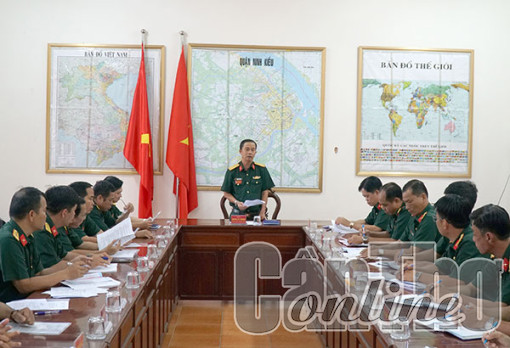Kiểm tra công tác chuẩn bị huấn luyện ở quận Ninh Kiều
