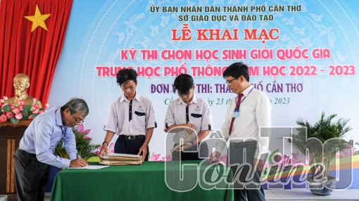 60 học sinh TP Cần Thơ dự Kỳ thi chọn học sinh giỏi quốc gia THPT năm học 2022-2023