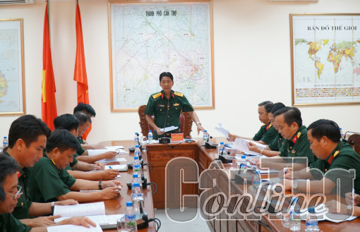 Quân khu 9 kiểm tra công tác chuẩn bị huấn luyện tại Bộ Chỉ huy Quân sự TP Cần Thơ