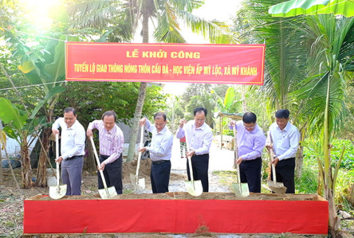 Ra quân thực hiện chiến dịch thủy lợi - giao thông mùa khô