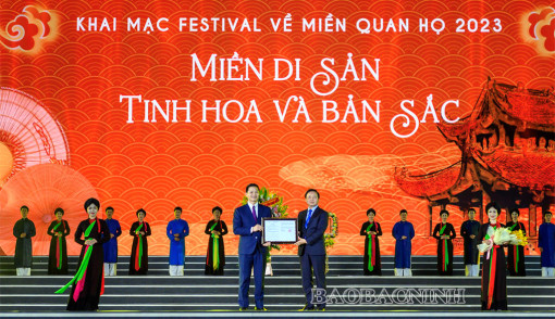 Khai mạc Festival "Về miền Quan họ - 2023": Miền di sản-Tinh hoa và bản sắc