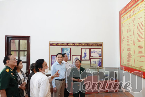 Đưa danh sách 203 cán bộ, chiến sĩ Biệt động Cần Thơ đã hy sinh vào Nhà trưng bày Di tích Căn cứ Vườn Mận