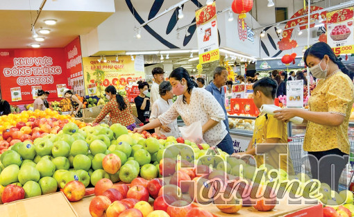 Chỉ số giá tiêu dùng tháng 2 tăng 0,44%