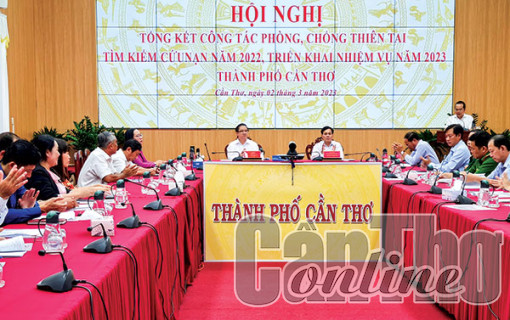 Giám sát, đẩy nhanh tiến độ xây dựng các công trình phòng, chống thiên tai, ngập lụt đô thị...