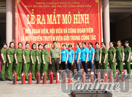 Ra mắt mô hình tuyên truyền phòng cháy, chữa cháy và cứu nạn, cứu hộ