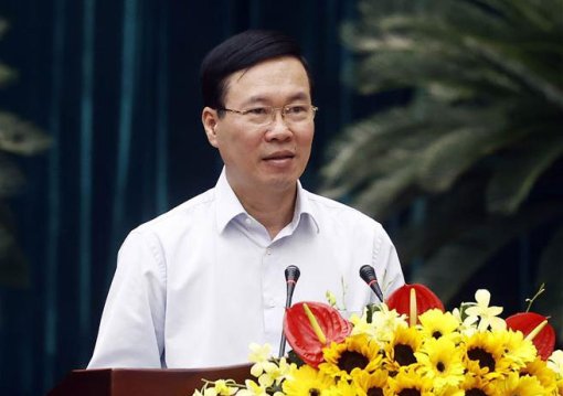 Chủ tịch nước dự Hội nghị tổng kết 10 năm thực hiện Chiến lược bảo vệ Tổ quốc tại Thành phố Hồ Chí Minh