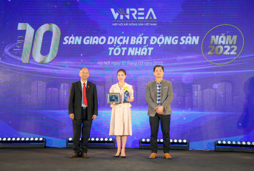 Đất Xanh Miền Tây được vinh danh "Top 10 sàn giao dịch bất động sản tốt nhất 2022"