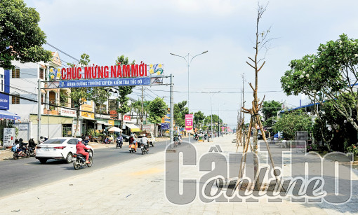 Thốt Nốt có thêm nhiều công trình chỉnh trang đô thị
