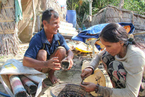 Nghị lực của lão mù đặt trúm