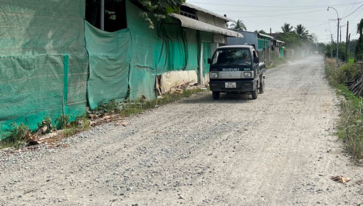 Đường thi công chậm, dân bức xúc