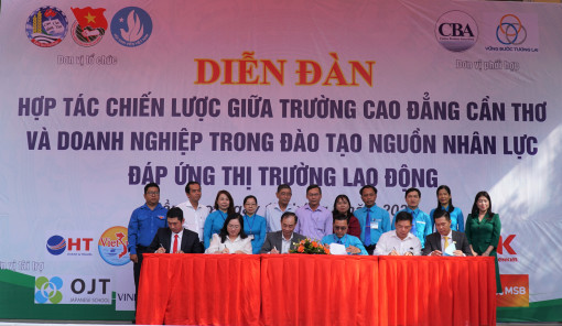 Trường Cao đẳng Cần Thơ ký kết hợp tác với doanh nghiệp