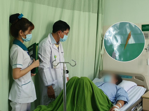 Nuốt xương gà, thủng ruột non