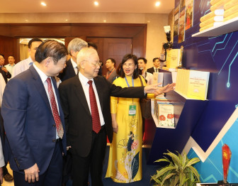 Tổng Bí thư Nguyễn Phú Trọng dự Lễ kỷ niệm 60 năm Ngày Bác Hồ gặp mặt đội ngũ trí thức và 40 năm Ngày thành lập Liên hiệp các hội Khoa học và Kỹ thuật Việt Nam