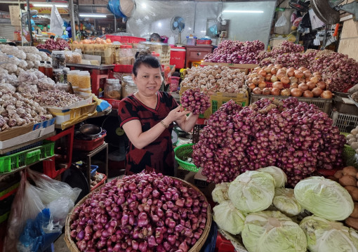 Để ổn định đầu ra cho củ hành tím