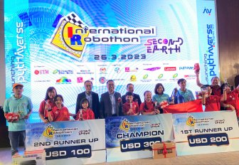 Đoàn học sinh Cần Thơ đạt giải cao Cuộc thi Robothon Quốc tế năm 2023 tại Malaysia