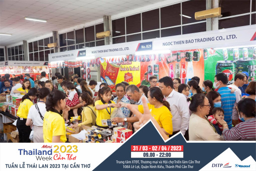 Tuần lễ Thái Lan tại Cần Thơ sẽ diễn ra từ ngày 31-3 đến ngày 2-4-2023