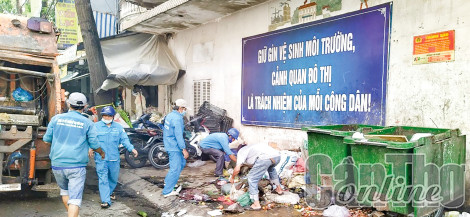 Xử lý nghiêm hành vi vứt rác không đúng quy định