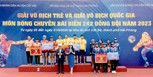 Cú đúp HCV của Bóng chuyền bãi biển nữ Cần Thơ