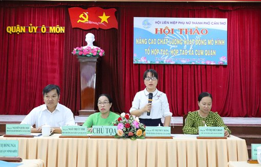 Hỗ trợ phụ nữ khởi nghiệp, tham gia phát triển kinh tế tập thể