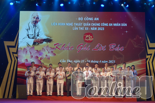 Khai mạc Liên hoan Nghệ thuật quần chúng Công an nhân dân lần XII, năm 2023 - khu vực III