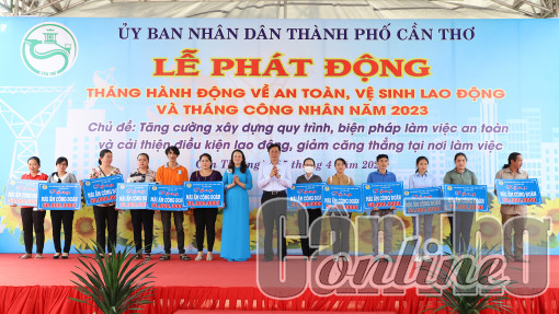 Phát động Tháng hành động về an toàn, vệ sinh lao động và Tháng Công nhân năm 2023