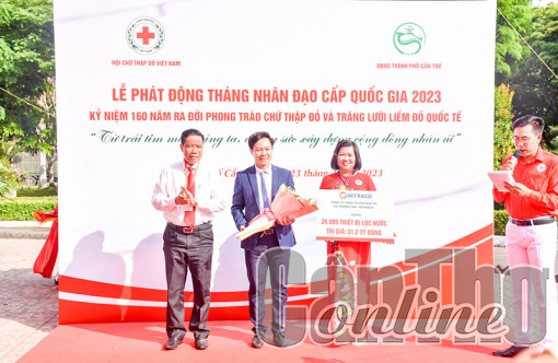Lãnh đạo triển khai thực hiện Tháng Nhân đạo năm 2023