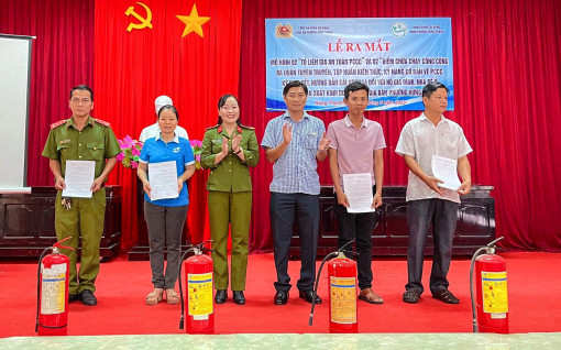 Ra mắt Tổ liên gia an toàn phòng cháy chữa cháy và Điểm chữa cháy công cộng